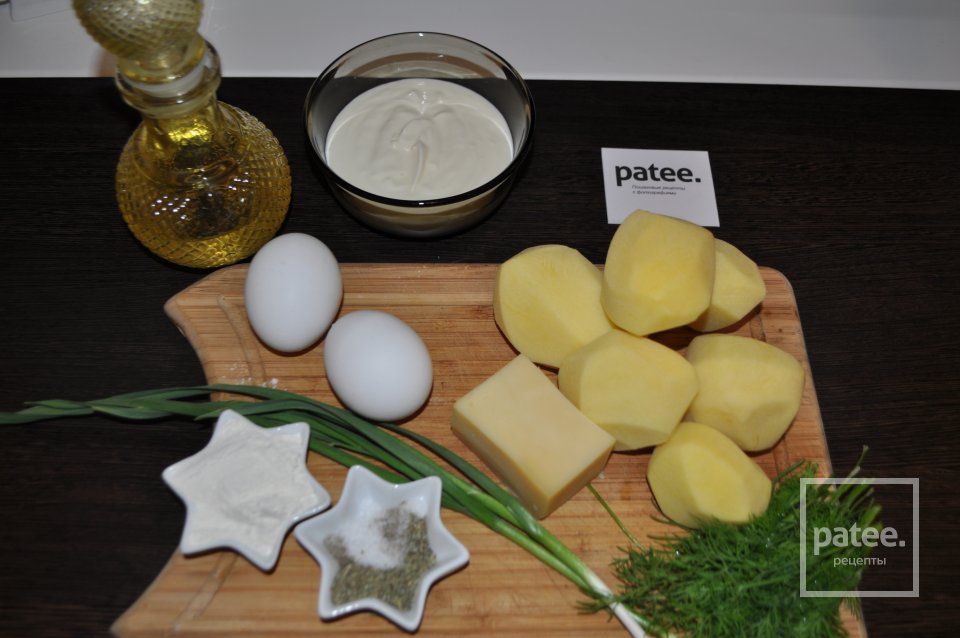 Драники с сырной начинкой - Шаг 1