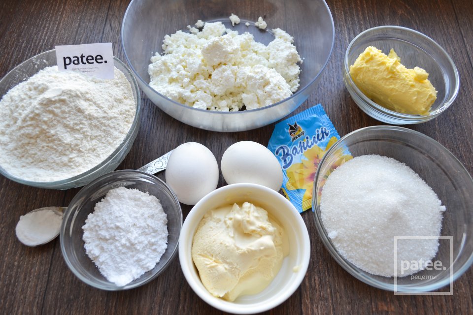 Творожные кексы со сливочной глазурью - Шаг 1