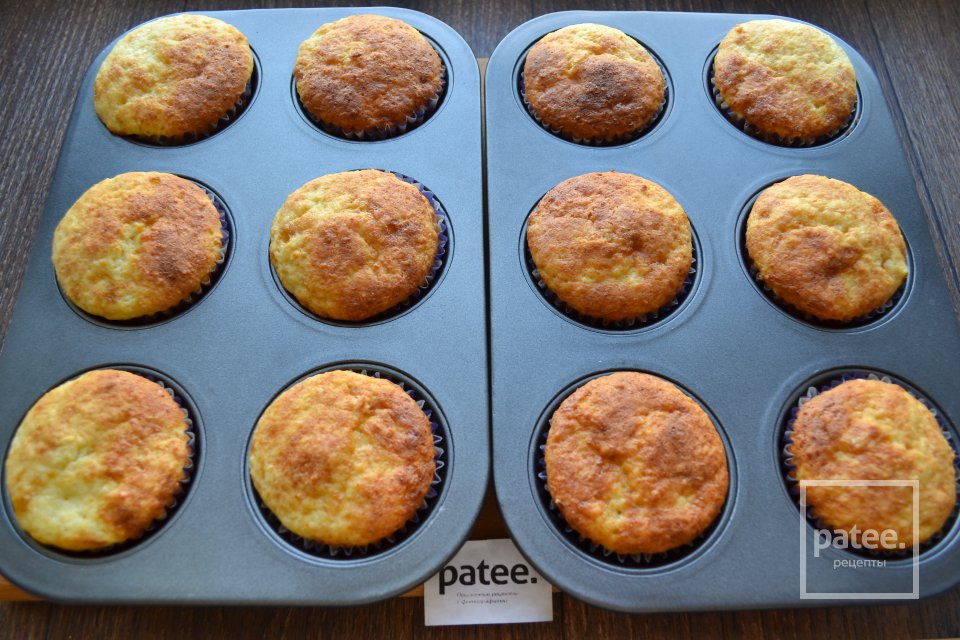 Творожные кексы со сливочной глазурью - Шаг 12