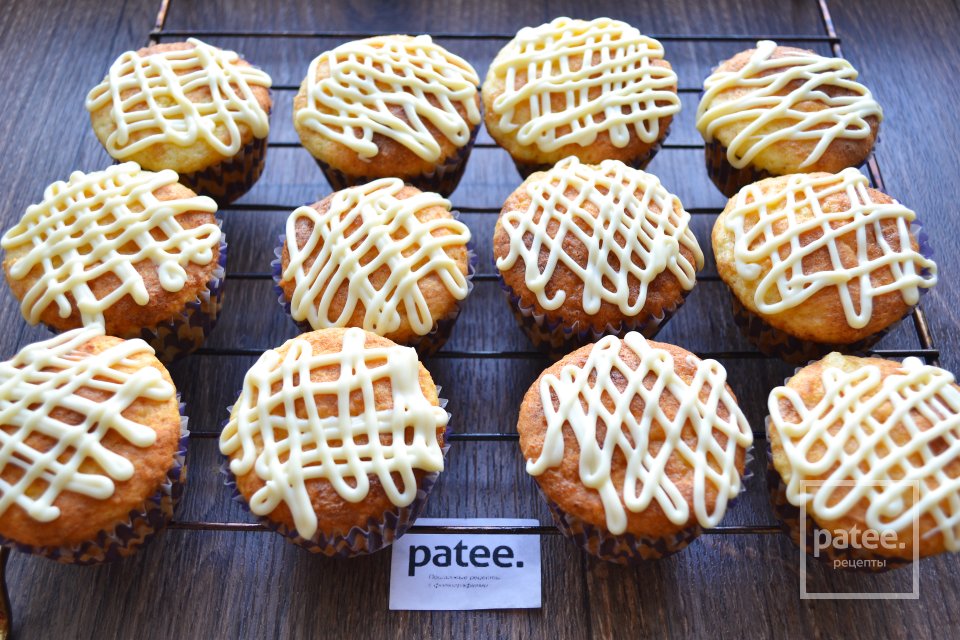 Творожные кексы со сливочной глазурью - Шаг 14