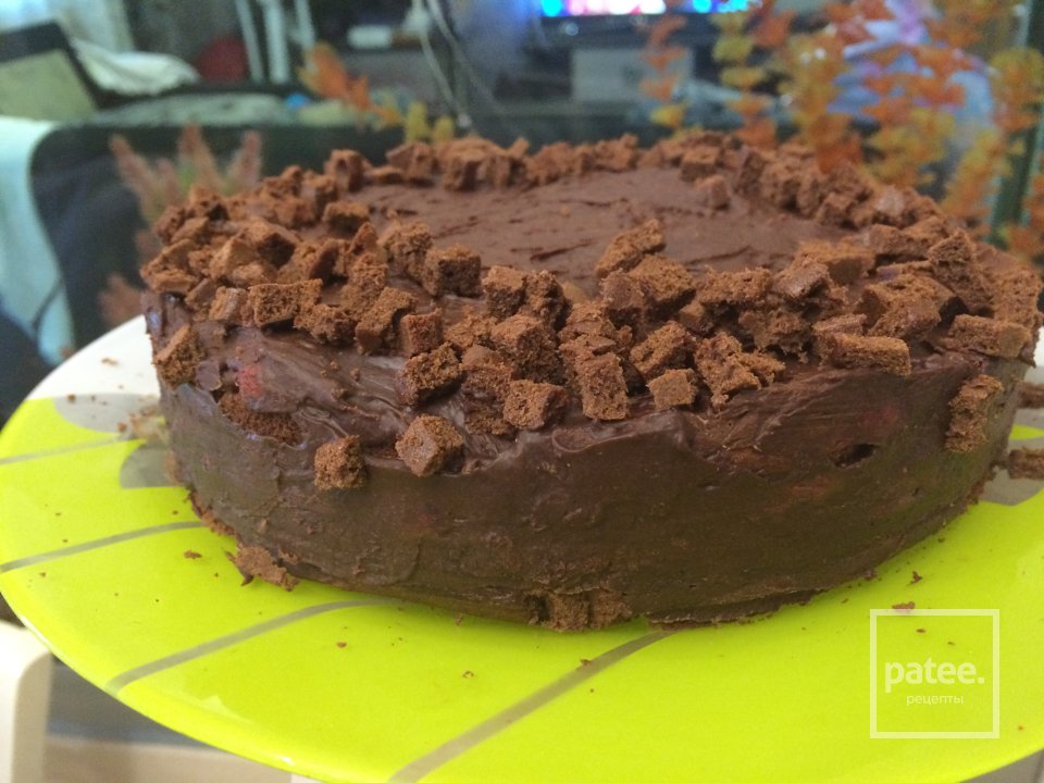 Шоколадно-клубничный сборный тарт - Шаг 5