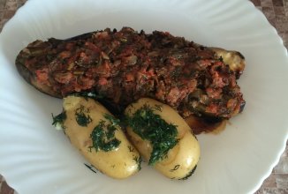 Баклажаны с мясом