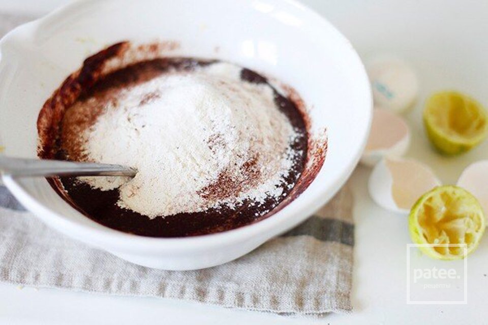 Брауни с лимоном и лаймом - Шаг 2