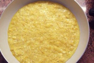 Творожная запеканка на сковороде