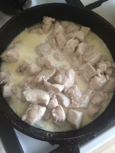 Курица в сливочно-сырном соусе - Шаг 4