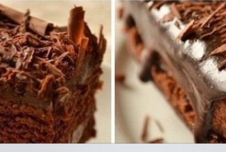 Шоколадный мокрый торт