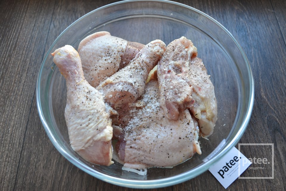 Курица запеченная на хлебе - Шаг 9