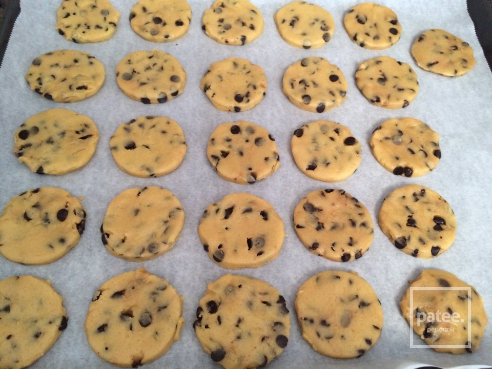 Печенье с шоколадной крошкой ( американское ) - Шаг 2