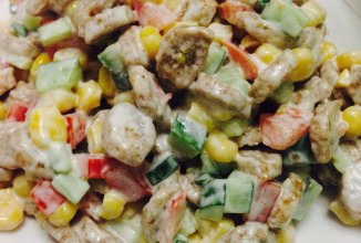 Летний салат с овощами