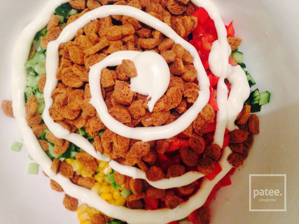 Летний салат с овощами - Шаг 4