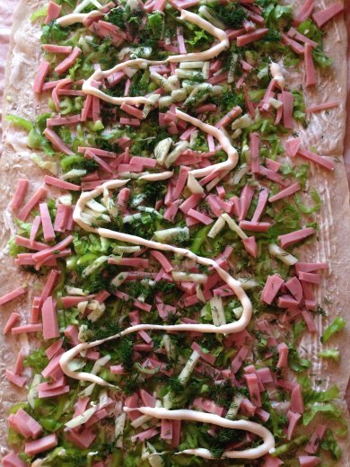 Рулет из лаваша - Шаг 2