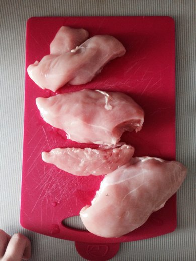 Отбивные из куриного филе в кляре. - Шаг 1