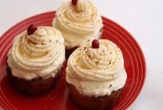 банановые кексы с орехами.