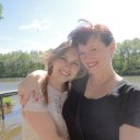 На природе (Я слева)