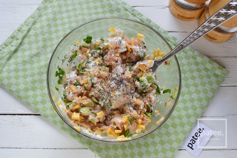 Запеченные шампиньоны с начинкой из курицы и сыра - Шаг 13