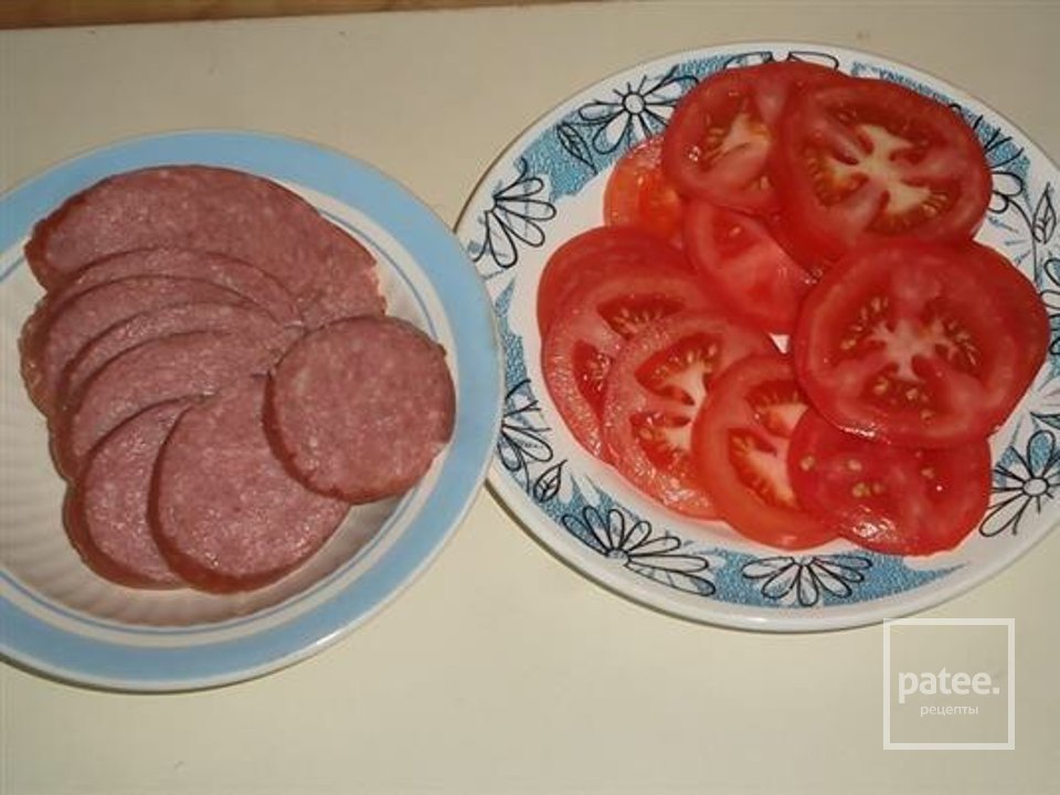 Кабачки запеченные с помидорами и салями - Шаг 5