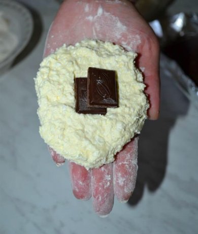 Сырники с шоколадом - Шаг 5