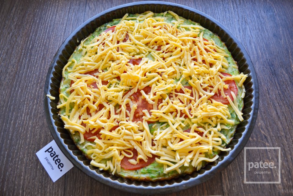 Кабачковая пицца с помидорами - Шаг 14