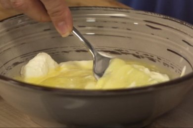 Рулет «Мраморный» с немецкими колбасками - приготовление