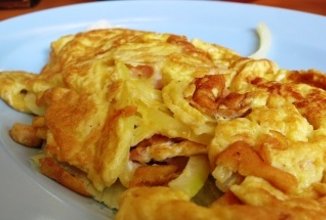 Омлет с курицей