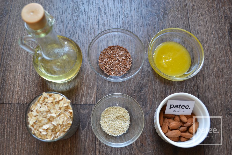 Гранола - запеченная овсянка - Шаг 1