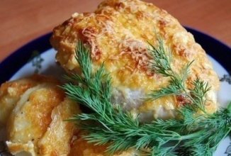 Куриная грудка в кефире