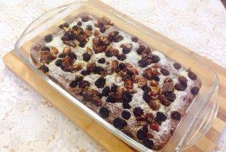 Пирог с тыквой в микроволновке