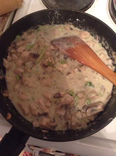 Паста с шампиньонами и брокколи - Шаг 3