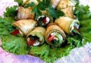 Рулетики из кабачков