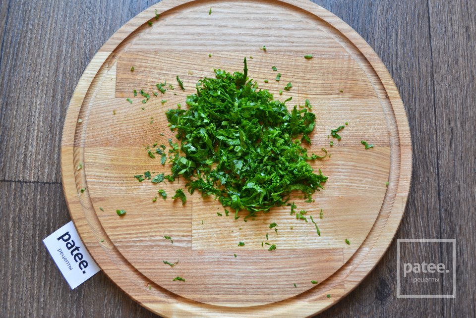 Салат с булгуром и мятой - Шаг 8