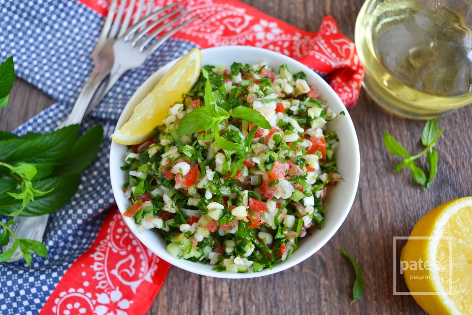 Салат с булгуром и мятой - Шаг 16