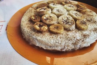 Диетический банановый чизкейк