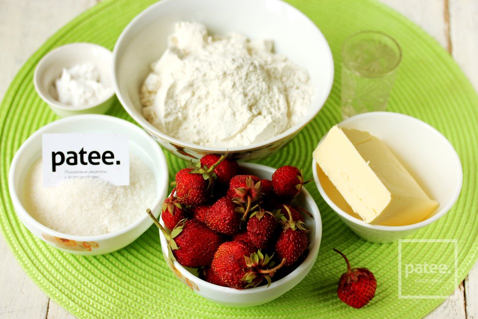 Галета с клубникой - Шаг 1