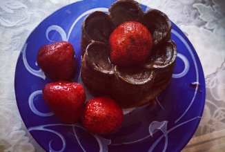 Клафути с клубникой🍮