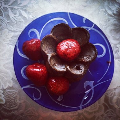 Клафути с клубникой🍮 - Шаг 5