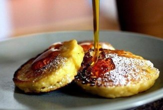 Яблочные оладьи