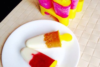 Летнее фруктово-йогуртное мороженое