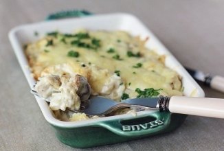 Грибы в сметане