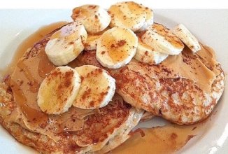 Творожно- банановые оладушки