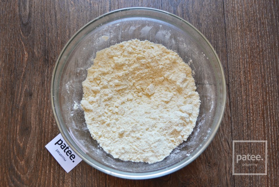 Киш с адыгейским сыром и шампиньонами - Шаг 5