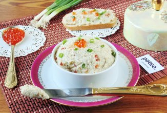 Паштет из сельди с красной икрой