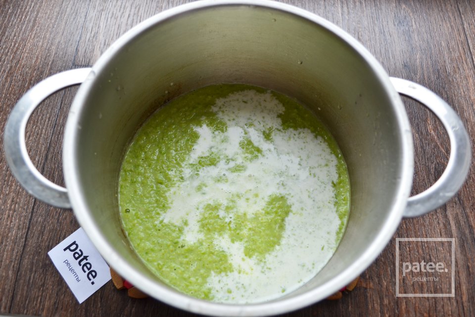 Сливочный суп-пюре из зеленого горошка - Шаг 12