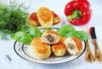 Куриные зразы с печенью