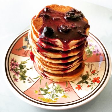 Нежнейшие панкейки на кефире😋 - Шаг 6