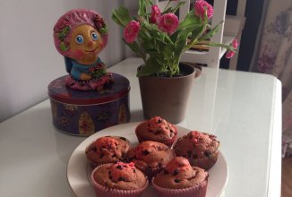 Черничные маффины