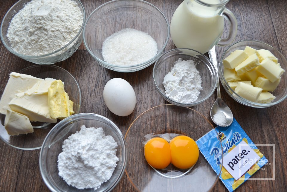 Тарталетки с кремом из белого шоколада и ягодами - Шаг 1