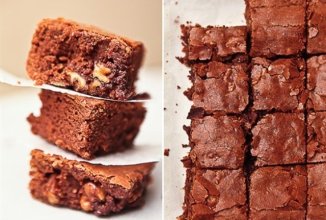 Шоколадный брауни с грецкими орехами 🍫