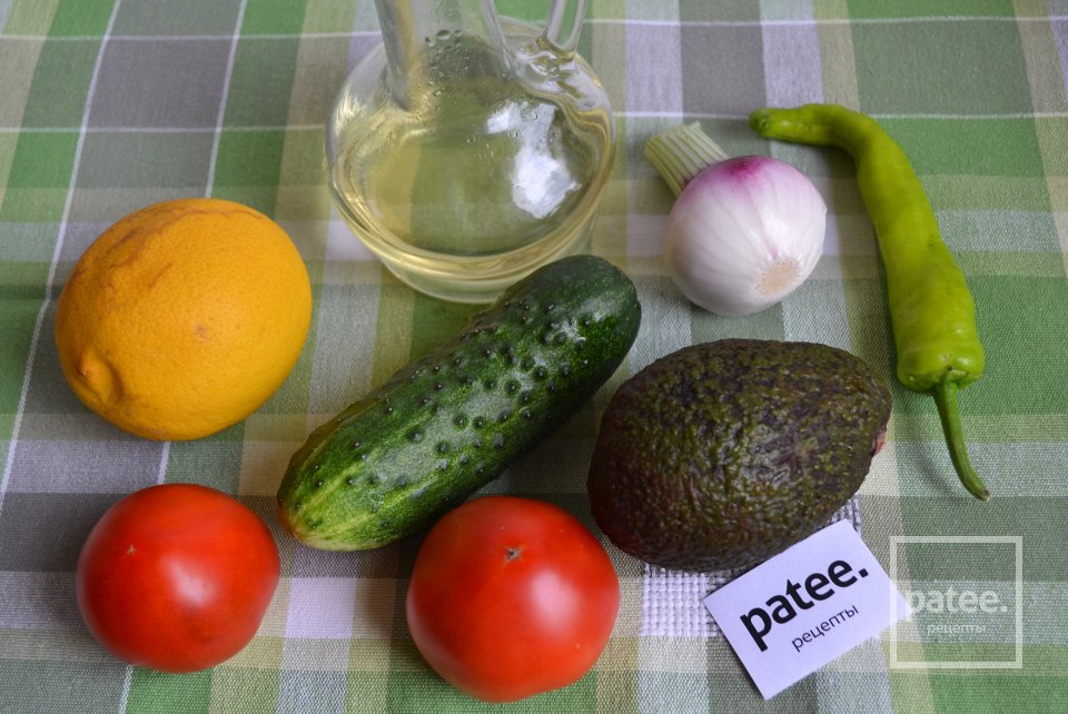 Овощная сальса с авокадо - Шаг 1