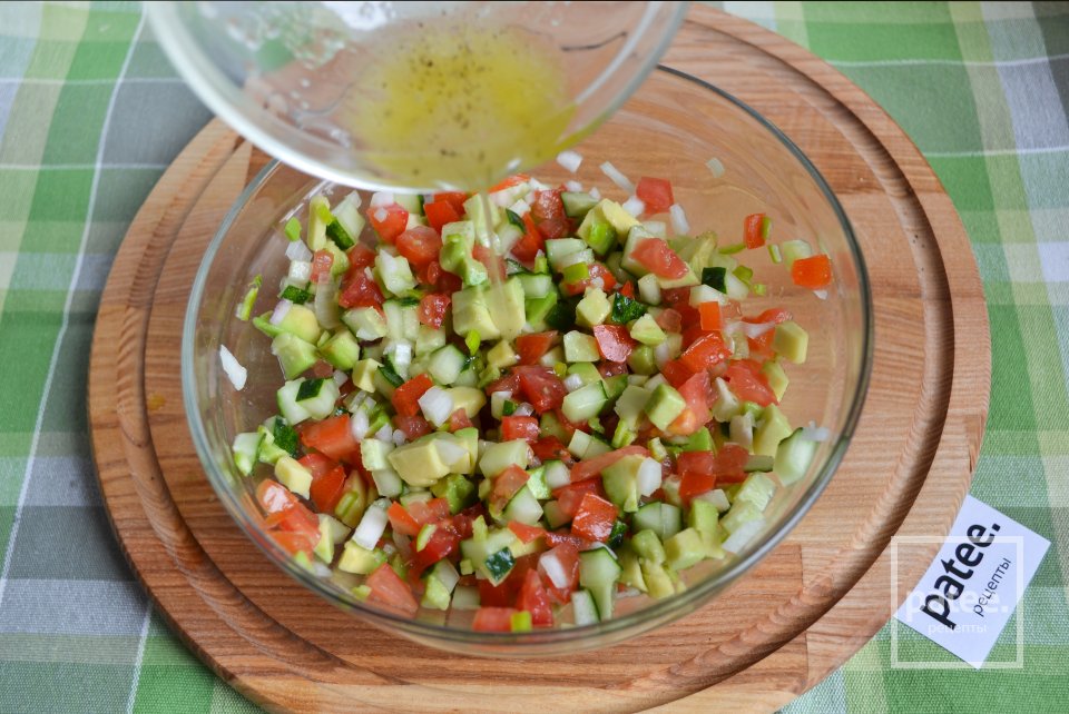 Овощная сальса с авокадо - Шаг 14