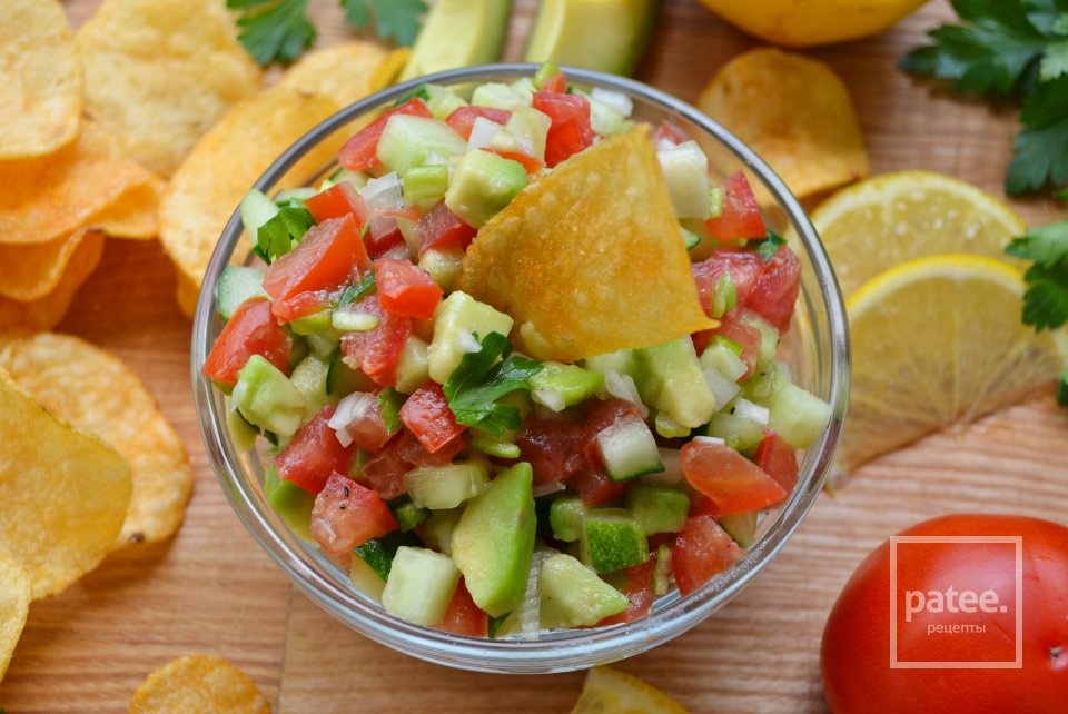 Овощная сальса с авокадо - Шаг 15